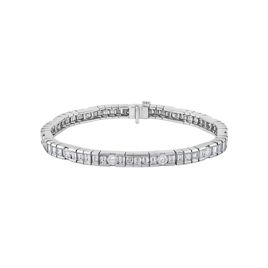 LaViano Fashion 18K White Gold Diamond Bracelet