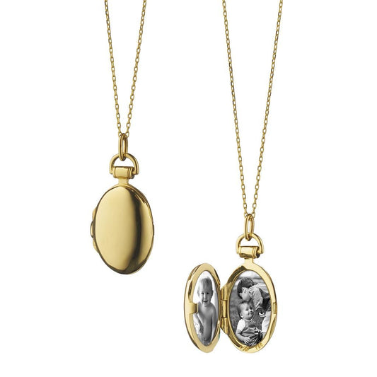 Monica Rich Kosann 18K Yellow Gold Locket