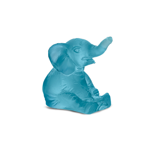 Daum Crystal Pink Mini Elephant