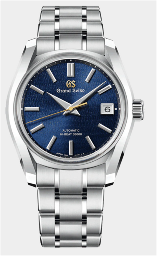 GRAND SEIKO Heritage 40mm Blue Shubun Dial Hi Beat Auto on Steel Bracelet Ref: SBGH353