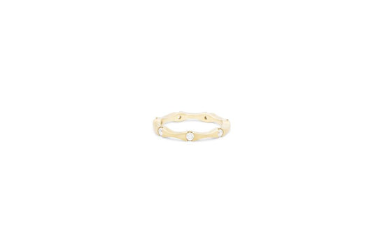 LaViano Fashion 14K Yellow Gold Diamond Band