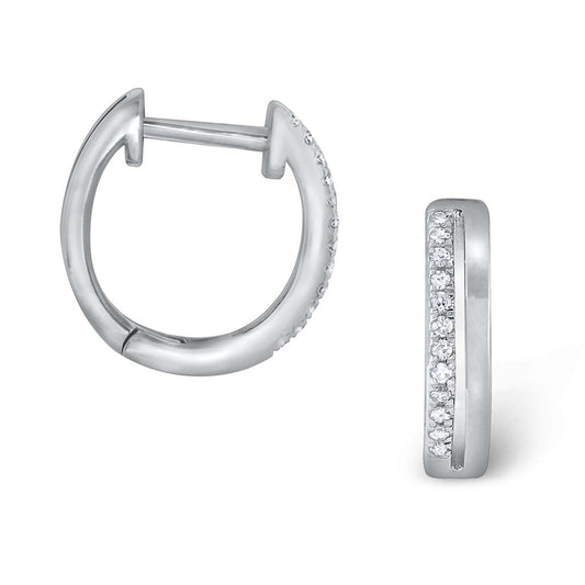 Kc Designs 14K White Gold Diamond Earrings