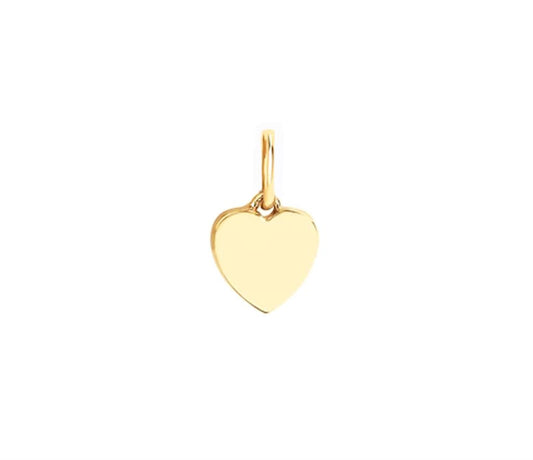 LaViano Fashion 14K Yellow Gold Heart Charm