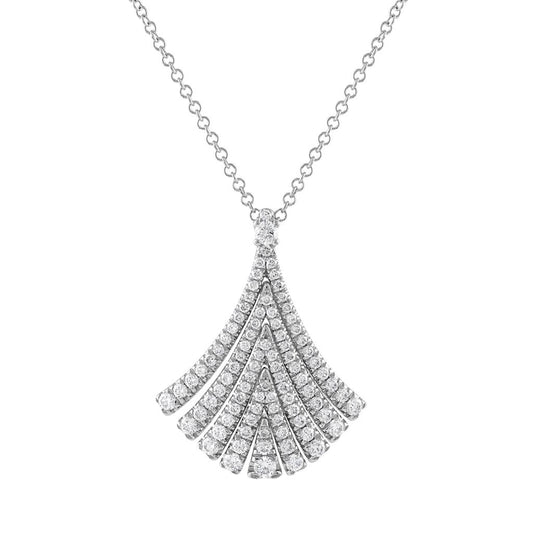 LaViano Fashion 14K White Gold Diamond Pendant