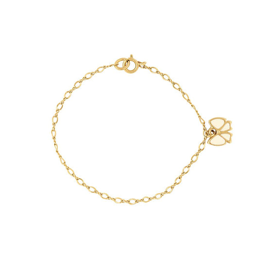 LaViano Fashion 14K Yellow Gold Baby Bracelet