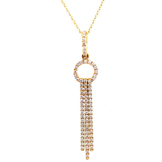 Laviano Fashion 18K Yellow Gold Diamond Pendant