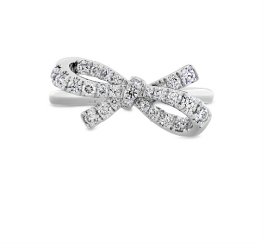 LaViano Fashion 18K White Gold Diamond Ring