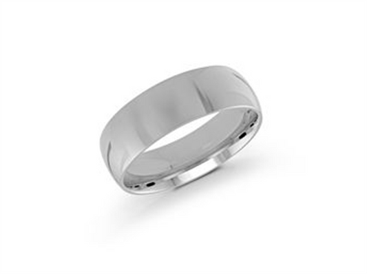 LaViano Fashion Platinum Wedding Band 7MM Size 10