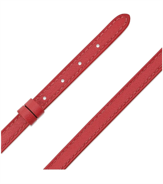 Messika My Move Cherry Red Calfskin Leather Bracelet E96962