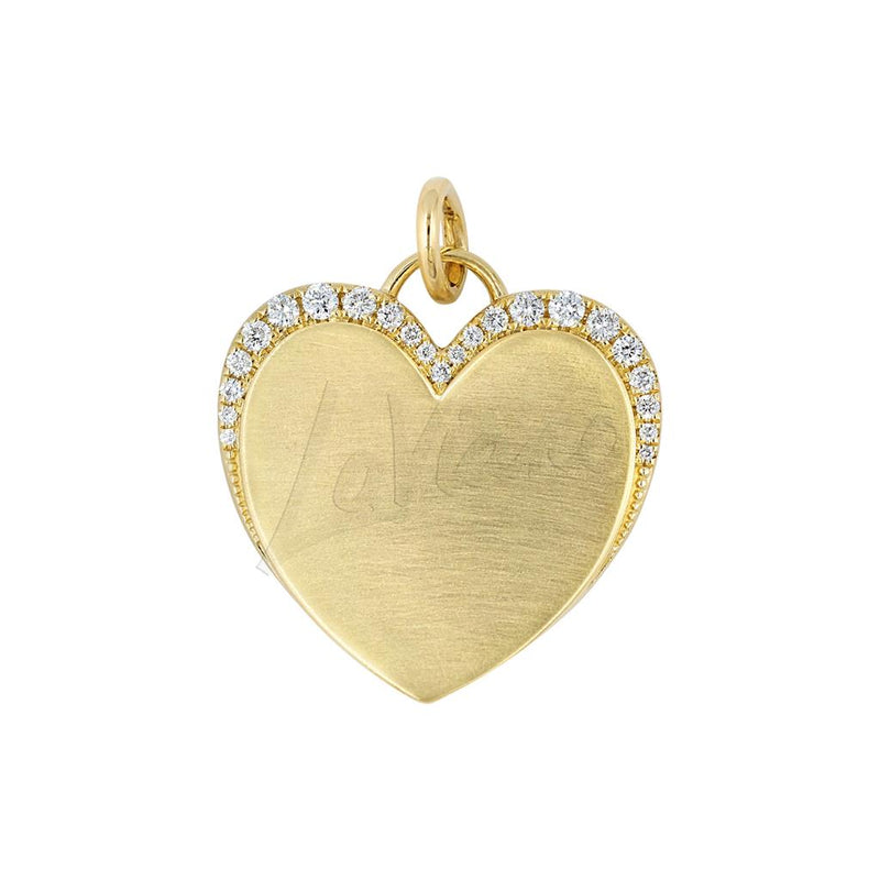 KC Designs 14 Karat Yellow Gold Heart Charm