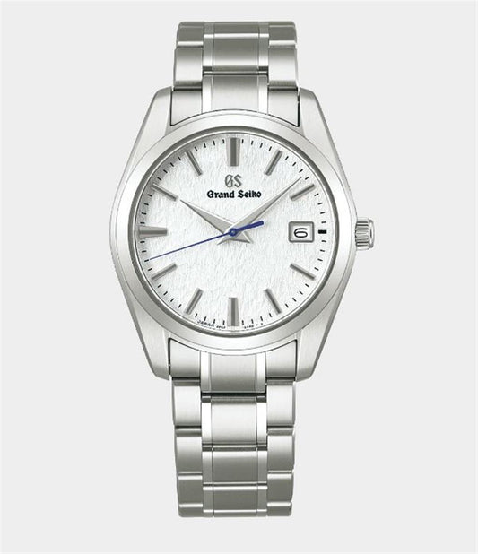 GS Titanium Quartz Snowflake White Dial SBGX355