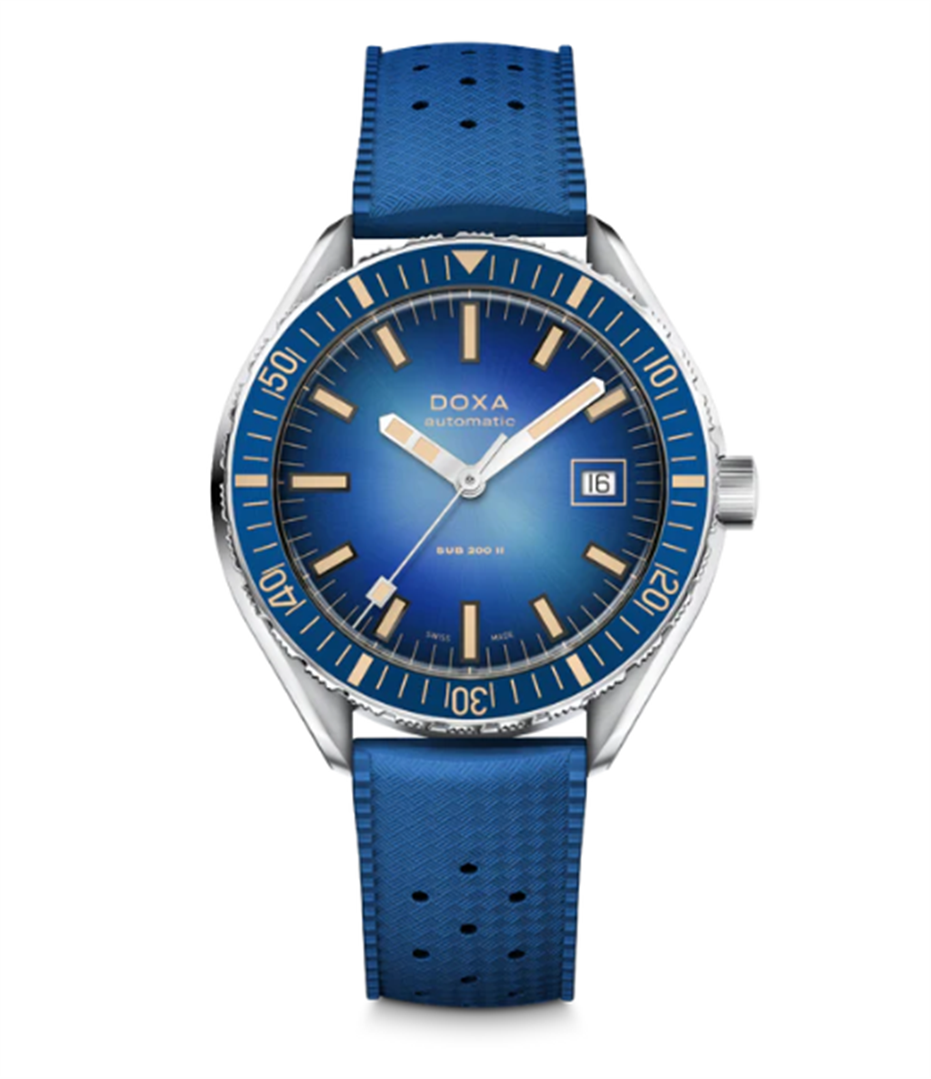 BLUE OCEAN 株式会社2/4 OXA SUB 200 II Caribbean Blue Rubber Watch | LaViano – Laviano
