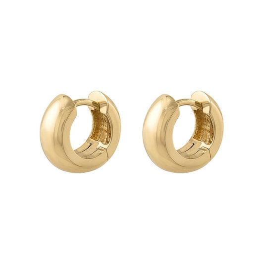 LaViano Fashion 14K Yellow Gold Huggies Earrings