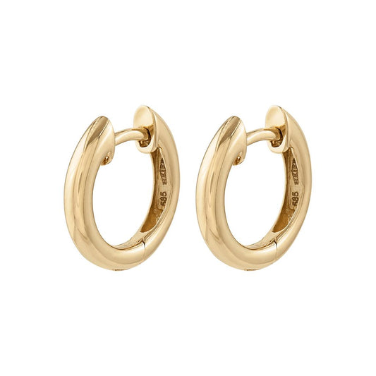 LaViano Fashion 14K Yellow Gold Huggie Earrings