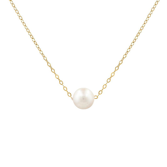 LaViano Fashion 14K Yellow Gold Add a Pearl Necklace 7MM