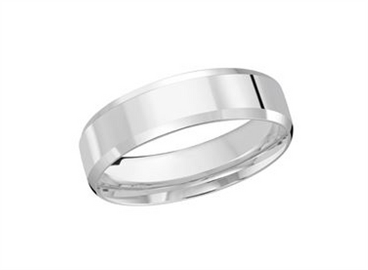 LaViano Fahsion Platinum Wedding Band 6MM Size 10