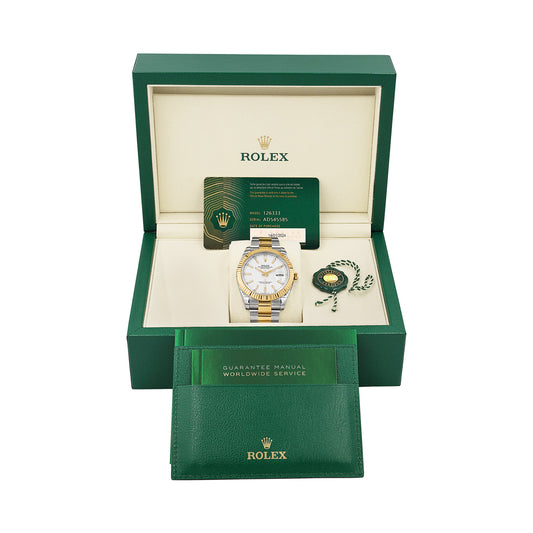Rolex 18K Yellow Gold Datejust 41mm Ref #126333