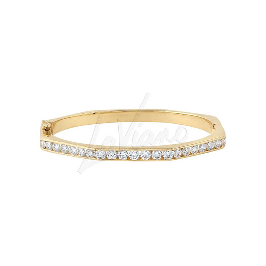 LaViano Fashion 14K Yellow Gold Diamond Bracelet