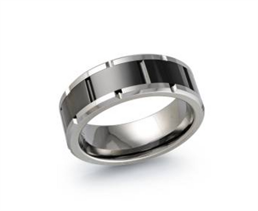 LaViano Fashion Tungsten Wedding Band 8MM