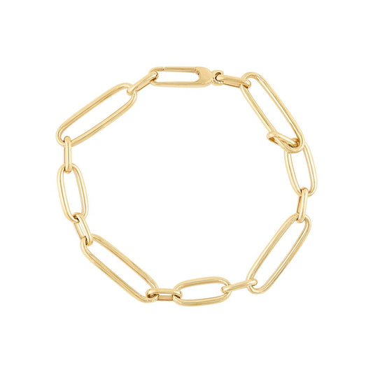 LaViano Fashion 18K Yellow Gold Link Bracelet