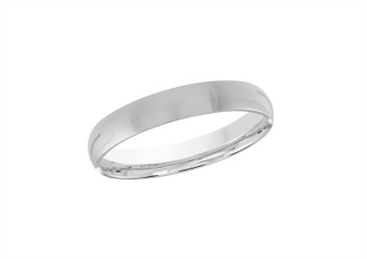 LaViano Fashion 18K White Gold Wedding Band 3MM Size 6