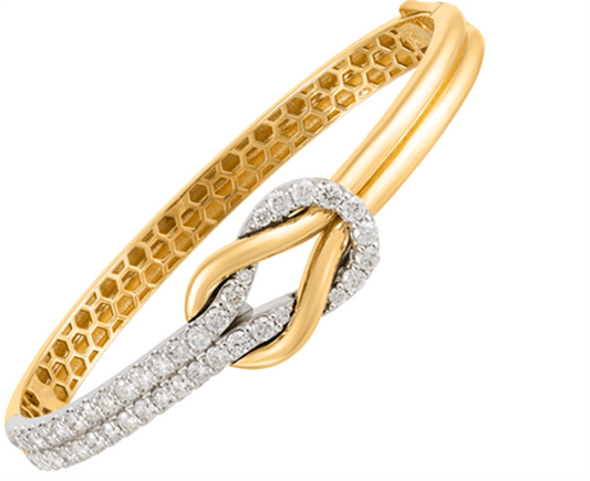 LaViano Fashino 18K Two Tone Diamond Bracelet