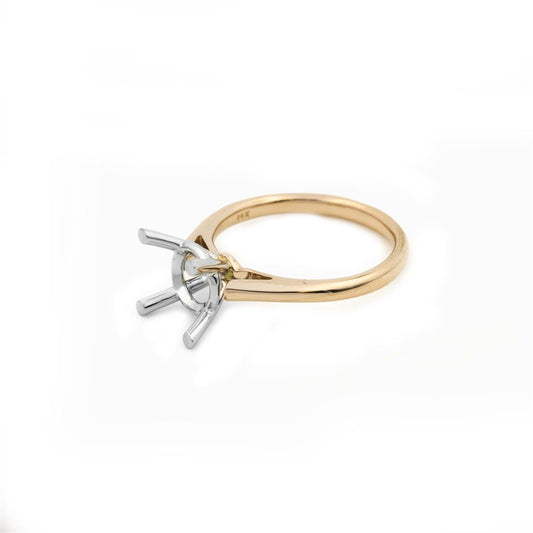 LaViano Fashion 14K Rose Gold Semi Mounting
