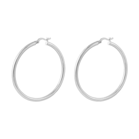 LaViano Fashion 14K White Gold Earrings
