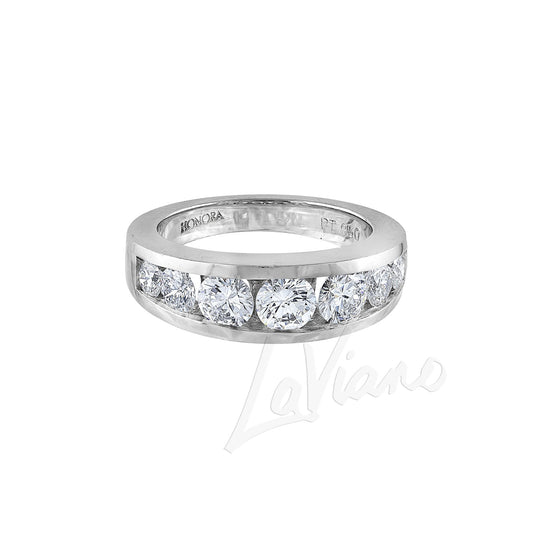Honora Platinum Diamond Wedding Band