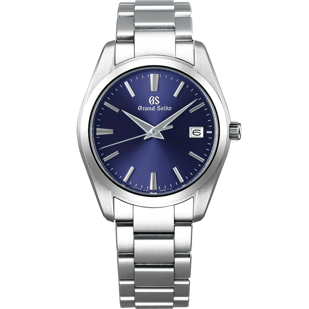 GRAND SEIKO Heritage 37mm Quartz Blue Dial on Steel Bracelet Ref