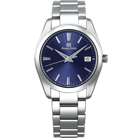 GRAND SEIKO Heritage 37mm Quartz Blue Dial on Steel Bracelet Ref: SBGX265
