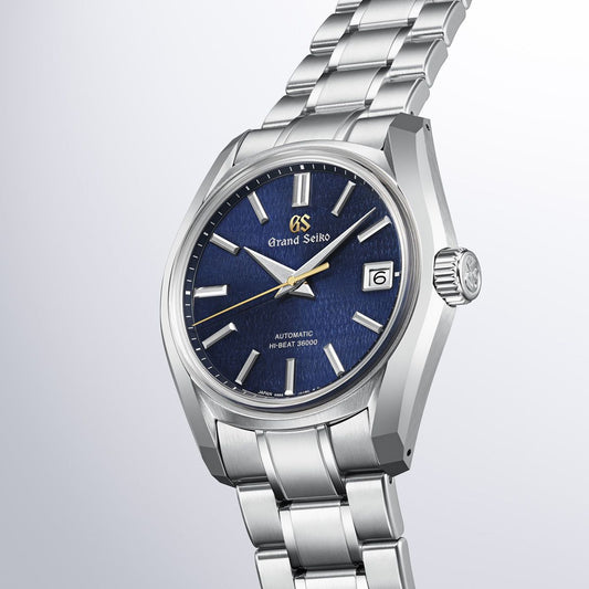 GRAND SEIKO Heritage 40mm Blue Shubun Dial Hi Beat Auto on Steel Bracelet Ref: SBGH353