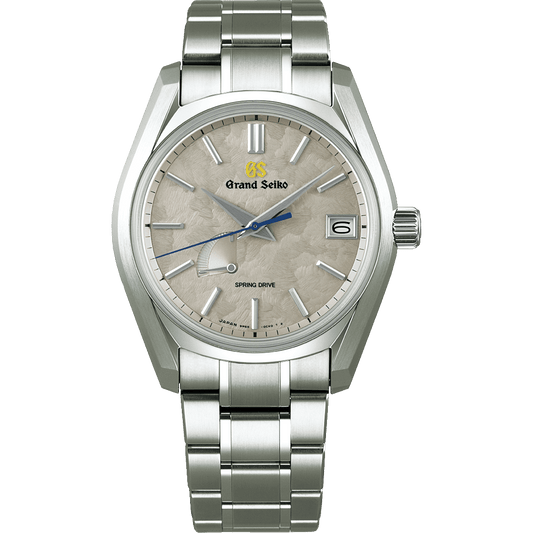 Grand Seiko Titanium Spring Drive Auto Gray Dial Winter Season SBGA415