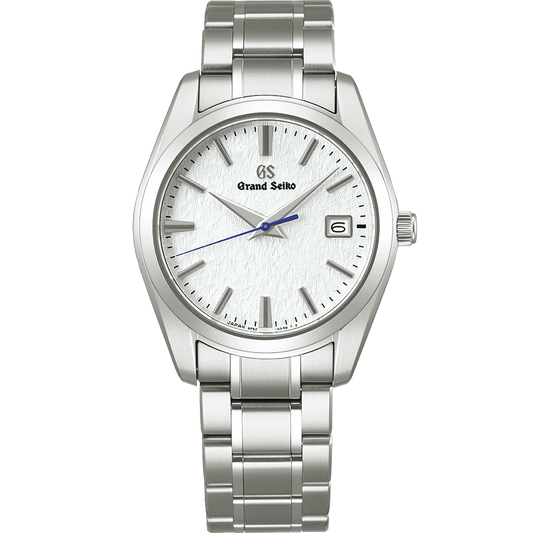 GS Titanium Quartz Snowflake White Dial SBGX355
