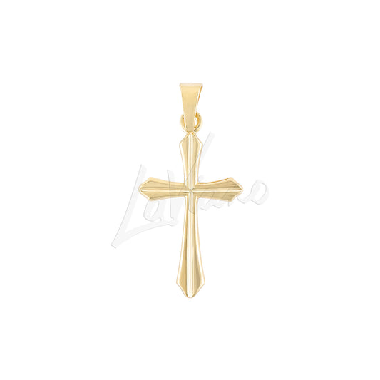 LaViano Fashion 14K Yellow Gold Cross