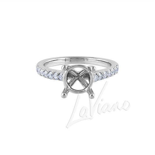 LaVianio Fashion Platinum Diamond Semi Mounting