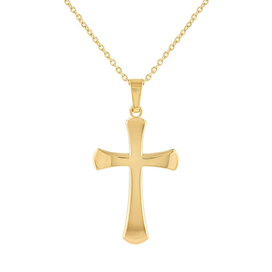 LaViano Fashion 14K Yellow Gold Cross