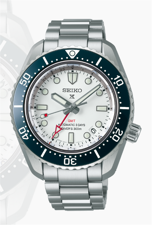 Seiko SPB519 - Prospex Luxe 1968 Diver SS Automatic GMT White Dial