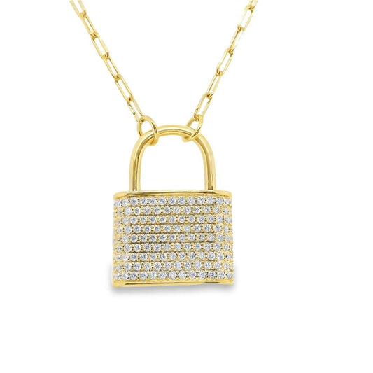 LaViano Fashion 18K Yellow Gold Diamond Necklace