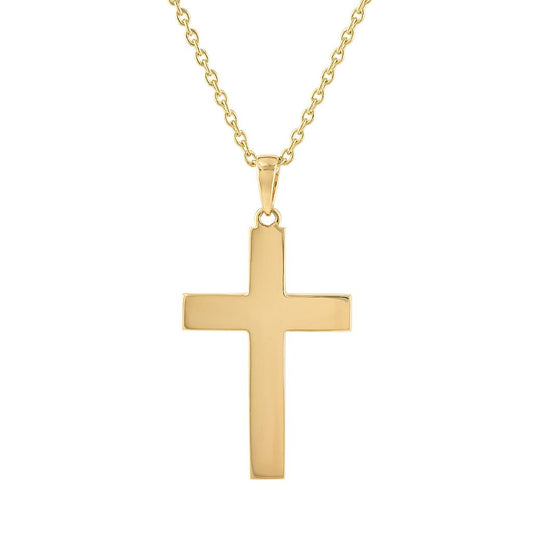 LaViano Fashion 14K Yellow Gold Cross