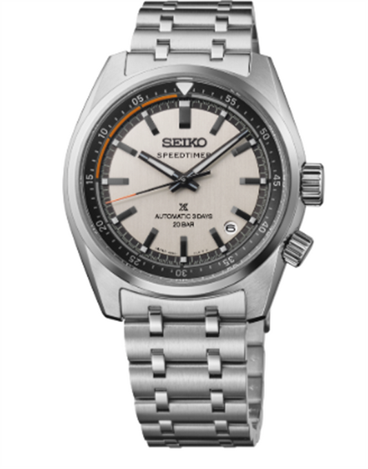 Seiko Prospex Luxe Speedtimer Silver Dial