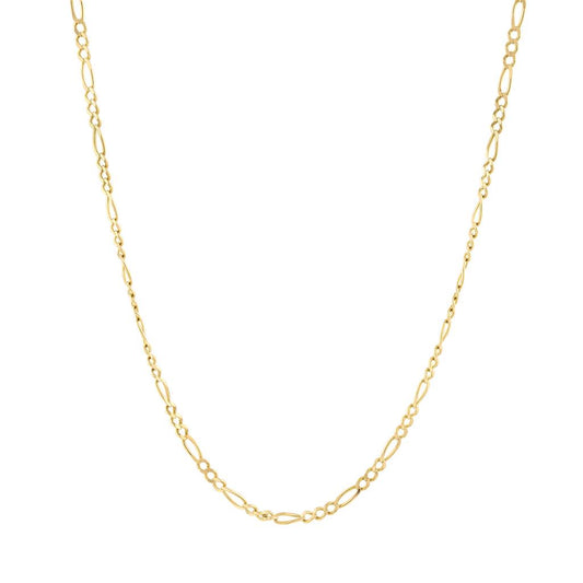 LaViano Fashion 14K Yellow Gold Figaro Chain