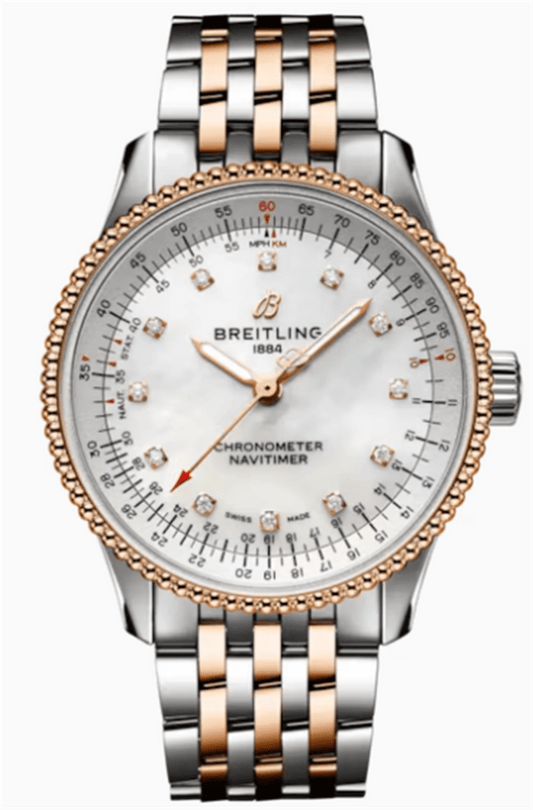 Navitimer Automatic 35 - U17395211A1U1 - Stainless steel & 18k red gold