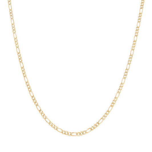 LaViano Fashion 14K Yellow Gold Figaro Chain 18"