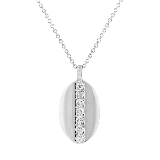 LaViano Fashion 14K White Gold Diamond Pendant