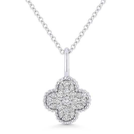 LaViano Fashion 14K White Gold Diamond Pendant