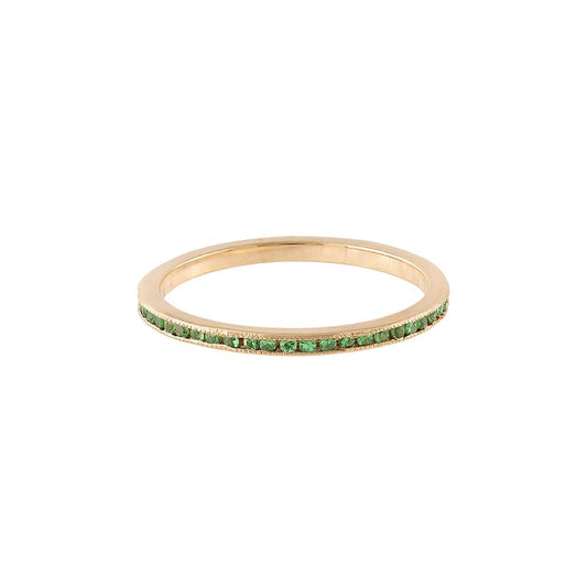 LaViano Fashion 18K Yellow Gold Tsavorite Ring