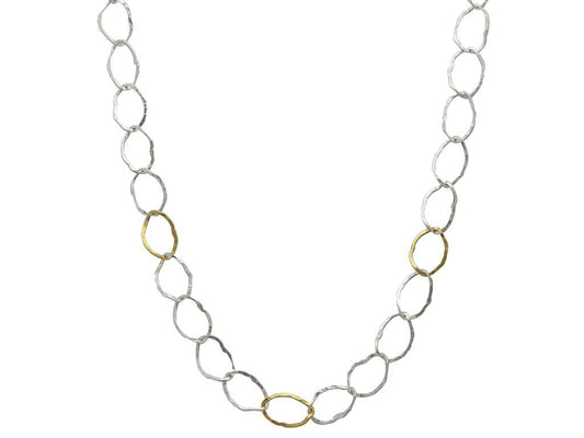 Gurhan Sterling Silver Necklace Layered in 24K Yellow Gold