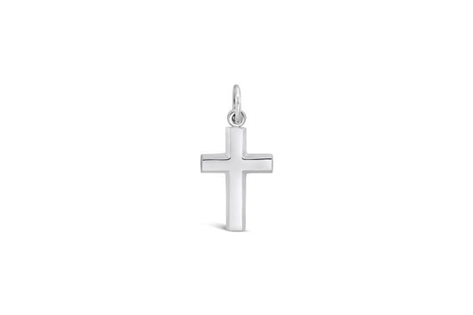 LaViano Fashion 14K White Gold Cross Charm