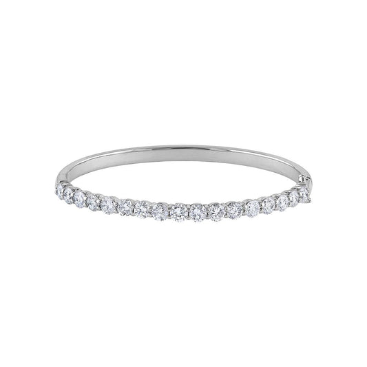 LaViano Fashion 14K White Gold Diamond Bracelet